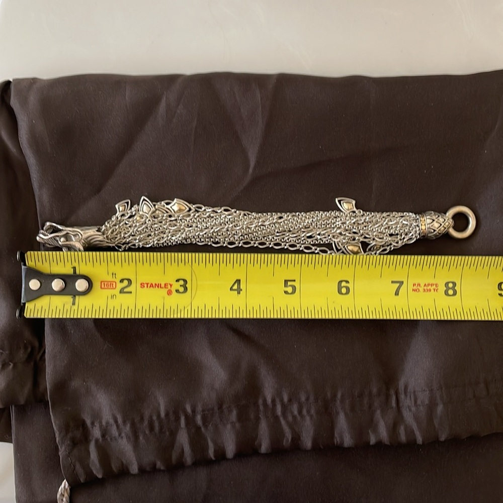 RARE John Hardy Naga Dragon 18kt
Gold and Sterling Silver Bracelet 62.2 Grams - Picture 11 of 13